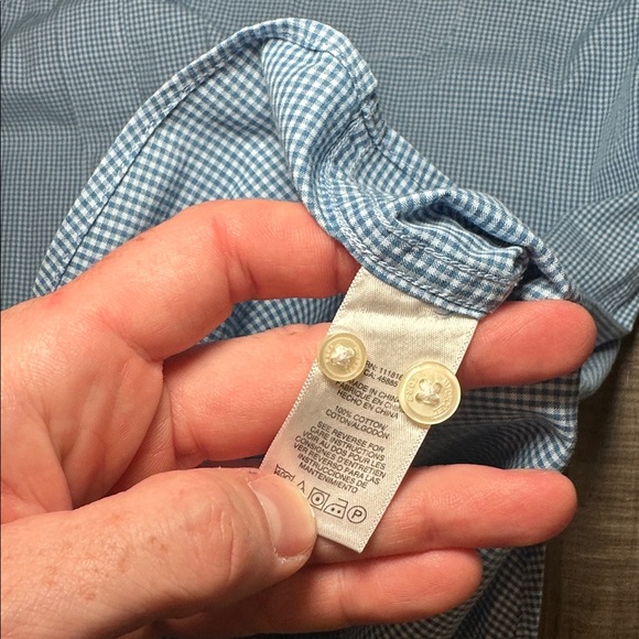 Michael Michael Kors Gingham Tailored Double Pocket Long Sleeve Button Down - XL - Picture 8 of 8